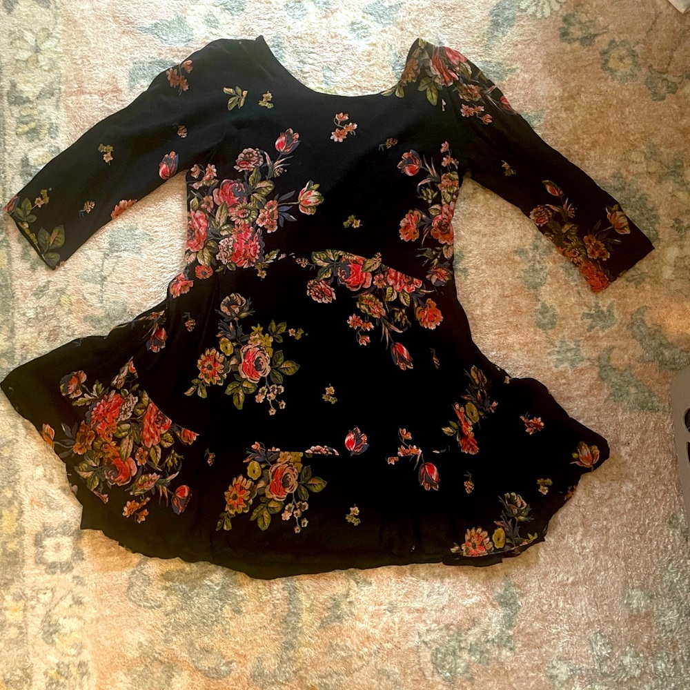 Free people midi floral dress